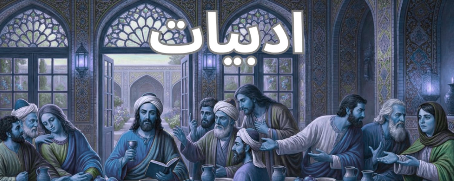 Blue Geometric Modern Corporate Zoom Virtual Background (1500 x 600 پیکسل)